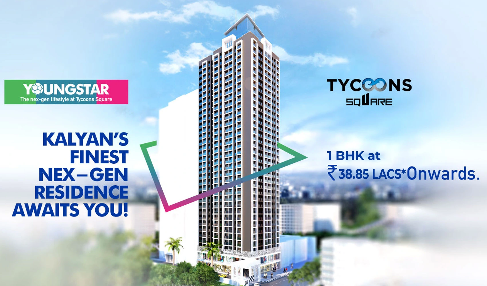 Tycoons Square, Kalyan West, Luxurious 1 & 2 BHK Homes, New Construction